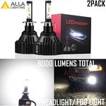 Alla Lighting Bright White Led H3 Driving Fog Bulb Replace,nickel Plating. Fixed Price $59.98.