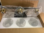 Kaisite 8095ML-03BG-US 23" 3-LIGHT Black/gold Dimmable Vanity Bathroom. Fixed Price $82.99.
