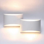 Set Of 2 Modern Led Wall Sconces For Living Bedroom, Warm White 3000K. Fixed Price $75.99.