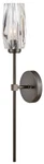 Hinkley Ana 25" High Modern Black Oxide And Crystal Wall Sconce. Fixed Price $262.65.