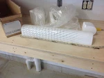 23" Forecast F3500 Glassmwh Replacement Shade Only 4 Edge T5 Wall Bath Light. Fixed Price $60.00.