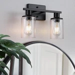 Litaddscen Matte Black Vanity Light,bathroom 2-LIGHT,. Fixed Price $44.99.