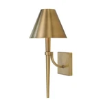 Capital Lighting Holden Sconce, Aged Brass - 645911AD. Fixed Price $156.00.