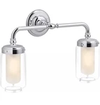 Kohler Lighting 72582 Artifacts 19"W Bathroom Vanity - Chrome. Fixed Price $202.30.