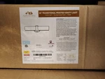 Hamilton Hills 18" Led Frosted Vanity Light 3000K Soft White Brushed Nickel. Fixed Price $29.99.