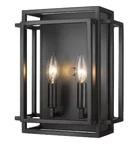 Z-lite 454-2S Titania Light 12" Tall Bathroom Sconce Black. Fixed Price $46.00.