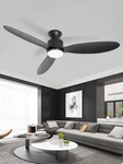 Flush Mount Ceiling Fan With Light And Remote, 52 Inch Low Profile Fa.... Fixed Price $109.68.