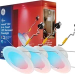Ge Cync Reveal Hd+ Smart Led Recessed Downlight Fixture, Color Changing L.... Fixed Price $119.31.