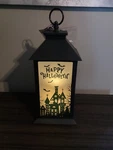 New Gerson Happy Halloween Light Up Battery Powered Lantern 11.8IN. Fixed Price $39.99.