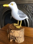Wooden Carved Bird Log Carving. Fixed Price $53.81.