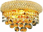 Elegant Lighting 1800W12G/RC Primo 6-INCH High 2-LIGHT Wall Sconce, Gold Finish. Fixed Price $170.00.