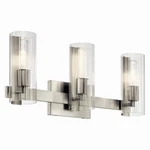 Brushed Nickel Bathroom Vanity Light From The Jemsa Collection. Fixed Price $359.99.