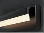 ET2 E24844-90 Black Waterfall 24"W Integrated Led Bath Bar. Fixed Price $195.00.