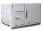 Blaze Outdoor Kitchen Combo 38W X 23H Bbq Access Door/triple Drawers. Fixed Price $475.00.