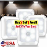 Battery-powered Led Closet Light Motion Sensor Night Lamp For Cabinets & Walls. Fixed Price $10.85.