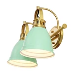 Jonathan Lighting JYL1115 Phineas 2 16"W Led Vanity - Mint Green /. Fixed Price $240.00.