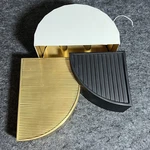 Hudson Valley Lighting Construct Wall Sconce Geometric Mcm Brass, White & Black. Fixed Price $189.99.