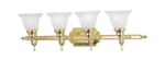 Livex Lighting 1284-02 French Regency 4-LIGHT Bath Light, Polished Brass. Fixed Price $377.28.