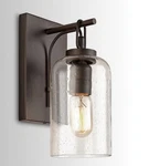 Capital Lighting Bronze Single 11" Wall Sconce, 631311-464 Old. Fixed Price $79.82.