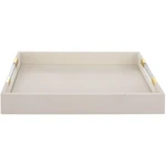 Uttermost 18060 Wessex White Faux Shagreen With Acrylic And Brass Tray. Fixed Price $292.80.