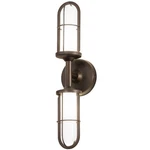 Meyda Lighting 4.5" Jaula Wall Sconce, Weathered Brass - 200671. Fixed Price $329.30.