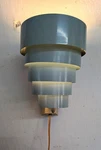2 Vintage Mcm Retro 5 Tiered Wall Sconce Light Fixtures Art Deco St. Fixed Price $65.00.