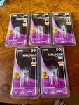 Lot Of Feit Electric 50W GY8.6 120V Light Bulbs. Fixed Price $28.00.