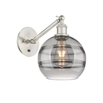Innovations Lighting 317-1W-10-8 Rochester Sconce 10" Nickel. Fixed Price $286.00.