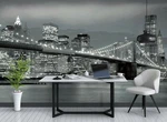 3D City Lights Bridge 20415NA Wallpaper Murals Removable Fay. Fixed Price $83.40.