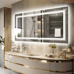 Professional Double-led Light Bathroom Mirrors No-fog Years Warranty. Fixed Price $119.91.
