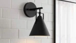 Home Decorator Insdale 1-LIGHT Matte Black Industrial Bathroom Vanity. Fixed Price $18.49.