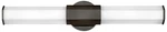 Hinkley Facet 26" Modern Hexagonal Glass Black Oxide Led Bath Light. Fixed Price $429.00.