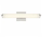 Wall Sconce--zuma By Eurofase Inc. #30179-028--21", Satin Nickel Finish. Fixed Price $85.00.
