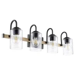 Quorum International 5140-4 Light 32"W Bathroom Vanity Noir /. Fixed Price $355.00.