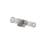 Home Decorators Laurel Falls 19.75 In. 2-LIGHT Chrome Bathroom Vanity. Fixed Price $20.59.