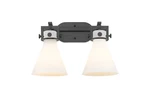 Innovations Lighting 411-2W-12-17 Newton Cone Vanity White. Fixed Price $230.97.