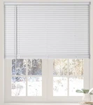 Calyx Interiors Cordless White 1 Light Filtering Mini Blinds 33.5. Fixed Price $30.66.