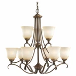 Sea Gull 39381BLE-829 Parkview Light 31 Inch Russet Bronze Chandelier Ceiling. Fixed Price $499.00.