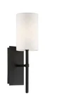 Crystorama Lighting Group VER-241 Veronica 17" Tall Wall Sconce Black. Fixed Price $178.00.
