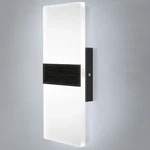Lightess Modern Wall Sconce Dimmable Lighting 12W Black Indoor Wa.... Fixed Price $39.39.