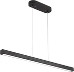 Dimmable 47" Black Wooden Linear Pendant Light For Dining & Kitchen Island. Fixed Price $264.99.