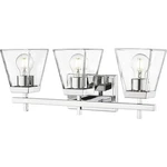 Z-lite 819-3V-CH Lauren Light 22 Inch Chrome Vanity Wall. Fixed Price $368.00.