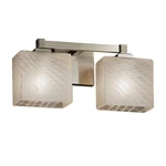 Justice Design FSN-8432-55-WEVE-NCKL-LED2-1400 Fusion 14.5" Regency Light Vani. Fixed Price $225.00.