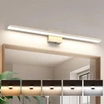 Jusheng Brushed Nickel Vanity Lights For Bathroom Fixtures 5CCT Dimmabl.... Fixed Price $119.42.