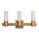 Maxim Lighting Contessa Bath Vanity, Natural Aged Brass - 22413SWNAB. Fixed Price $304.30.