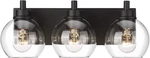Bathroom Fixtures, 3-LIGHT Matte Black Vanity Light, Modern Wall Sconces. Fixed Price $101.99.