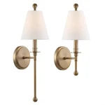 Crystorama RIV-382-AG Riverdale Wall Sconce Aged Brass. Fixed Price $100.00.