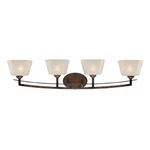 Quoizel 35" Bath Vanity Light Fixture Sunglow Bronze Finish BBK8604SZ. Fixed Price $79.99.