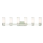 Livex 52126-35 Bathroom Vanity 6-LIGHTS Polished Nickel. Fixed Price $525.00.