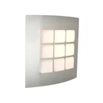 Besa Lighting Wall Sconce, Silver/white QUAD10-LED-SL. Fixed Price $427.50.